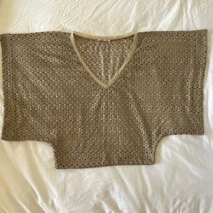 Gold lace tunic by Language